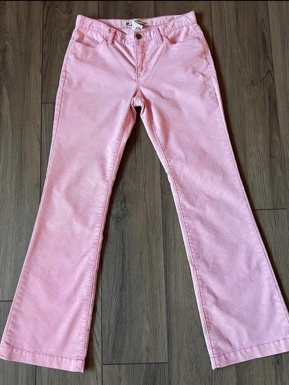 Vintage Y2K GAP Long and Lean Pink Corduroy Jeans
